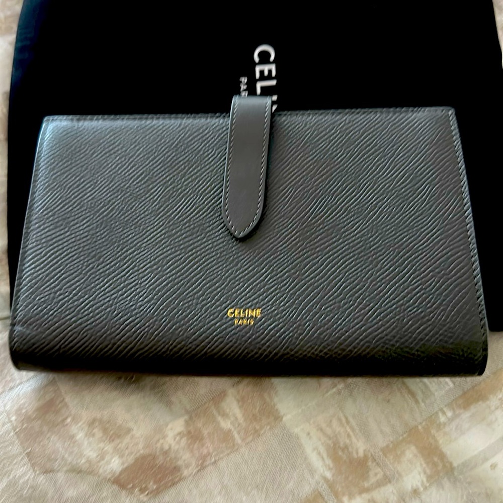 Celine Large Strap Wallet